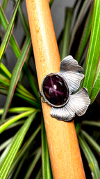 Anillo de Granate Estrella