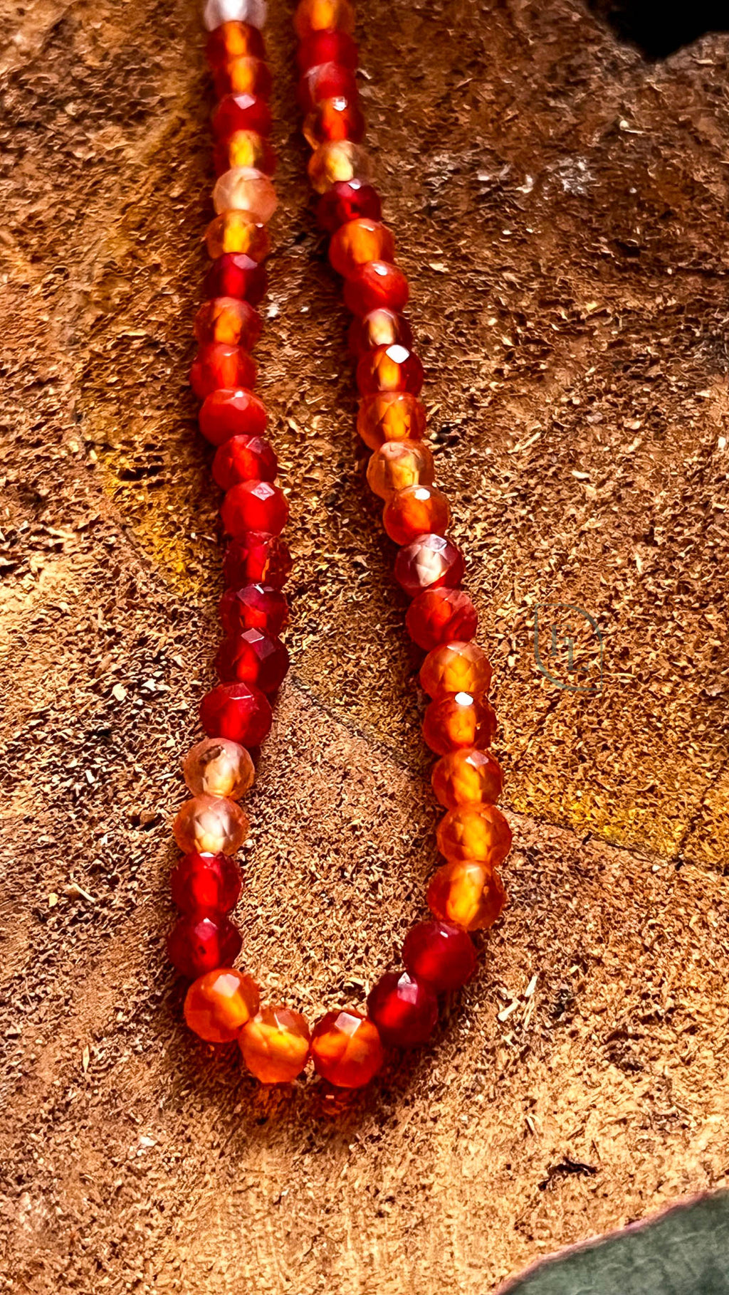 Collar de Cornalina Facetada