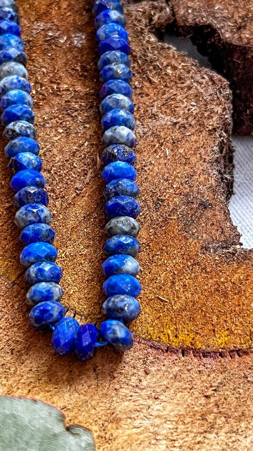 Collar de Lapislázuli Facetada